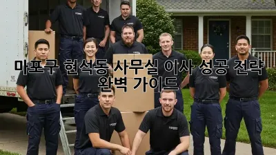 마포구 현석동 사무실 이사, 성공 전략 완벽 가이드